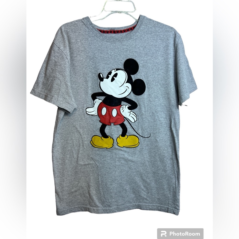 Short Sleeve, Mickey Mouse T-Shirt with Screen Printed Graphics/Logo | L